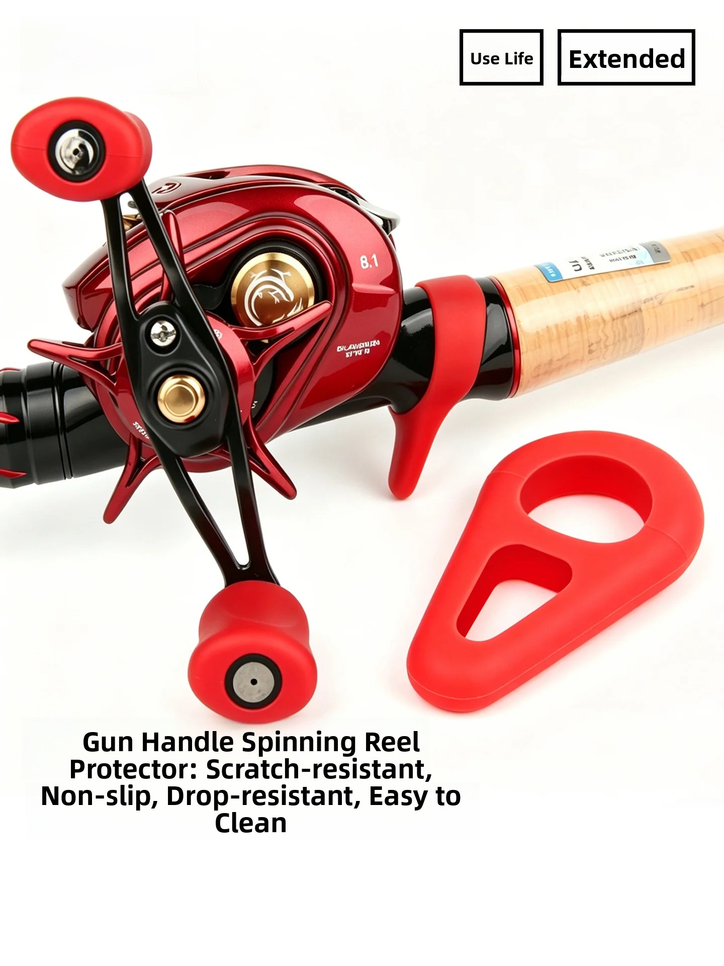 Fishing Lure Accessories - Capa Protetora de Silicone Antiderrapante para