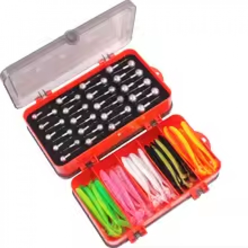 Conjunto de anzóis e crank par - Fishing Lure Soft Plastic avaliação e preço