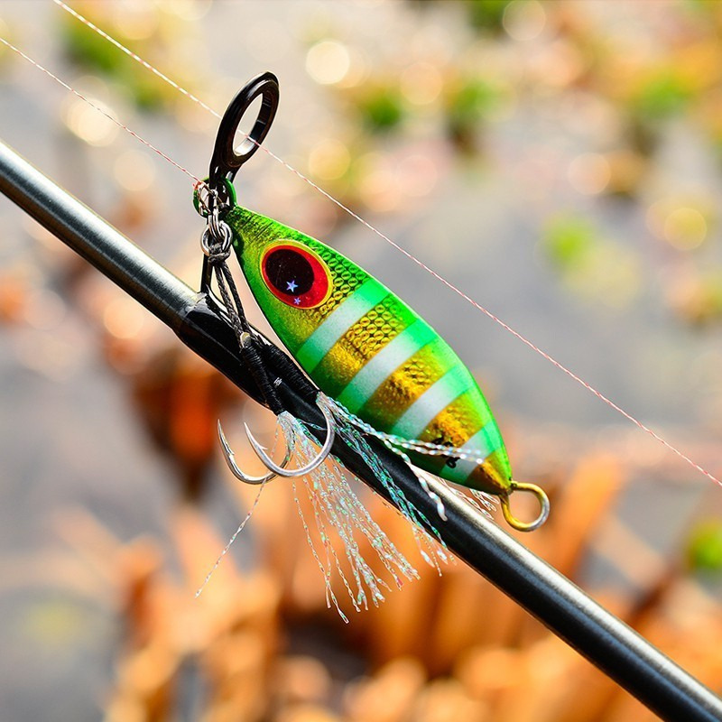 Metal gabarito colher isca 10- - Fishing Lure Buzzbait avaliação e preço
