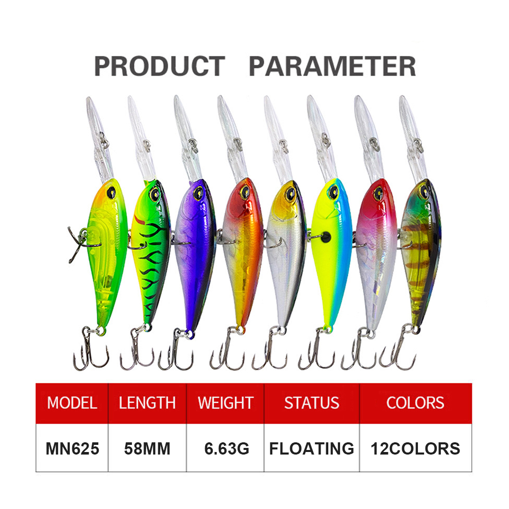 5.8cm 6.63g iscas de pesca flu - Fishing Lure Jerkbait avaliação e preço