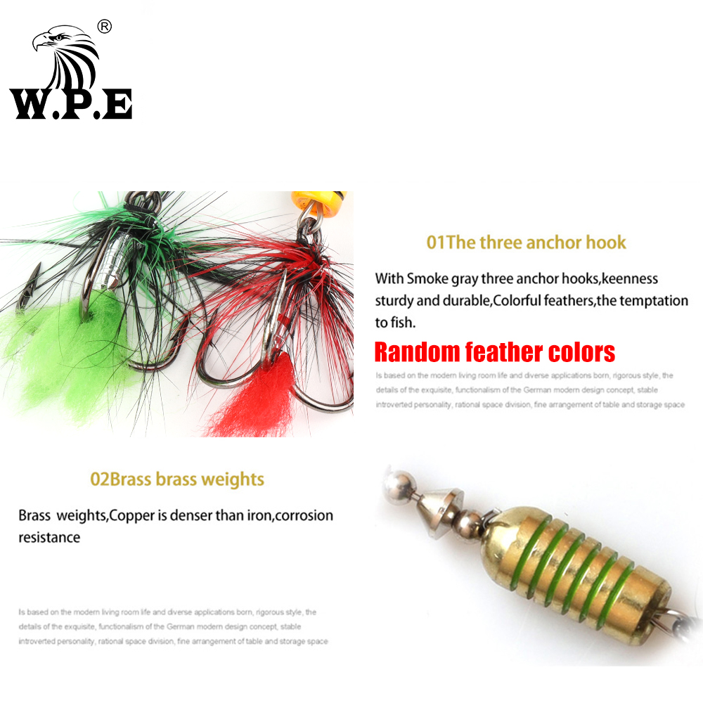 W. p. e.-isca metálica complet - Fishing Lure Spoon avaliação e preço