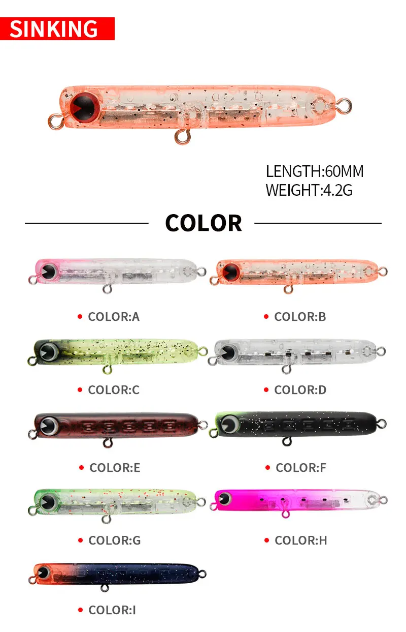 Isca Artificial de Pesca Tipo  - Fishing Lure Jerkbait avaliação e preço