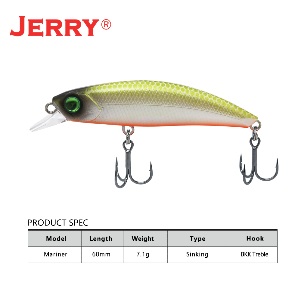 Jerry Mariner Crank Wobblers M - Fishing Lure Jerkbait avaliação e preço